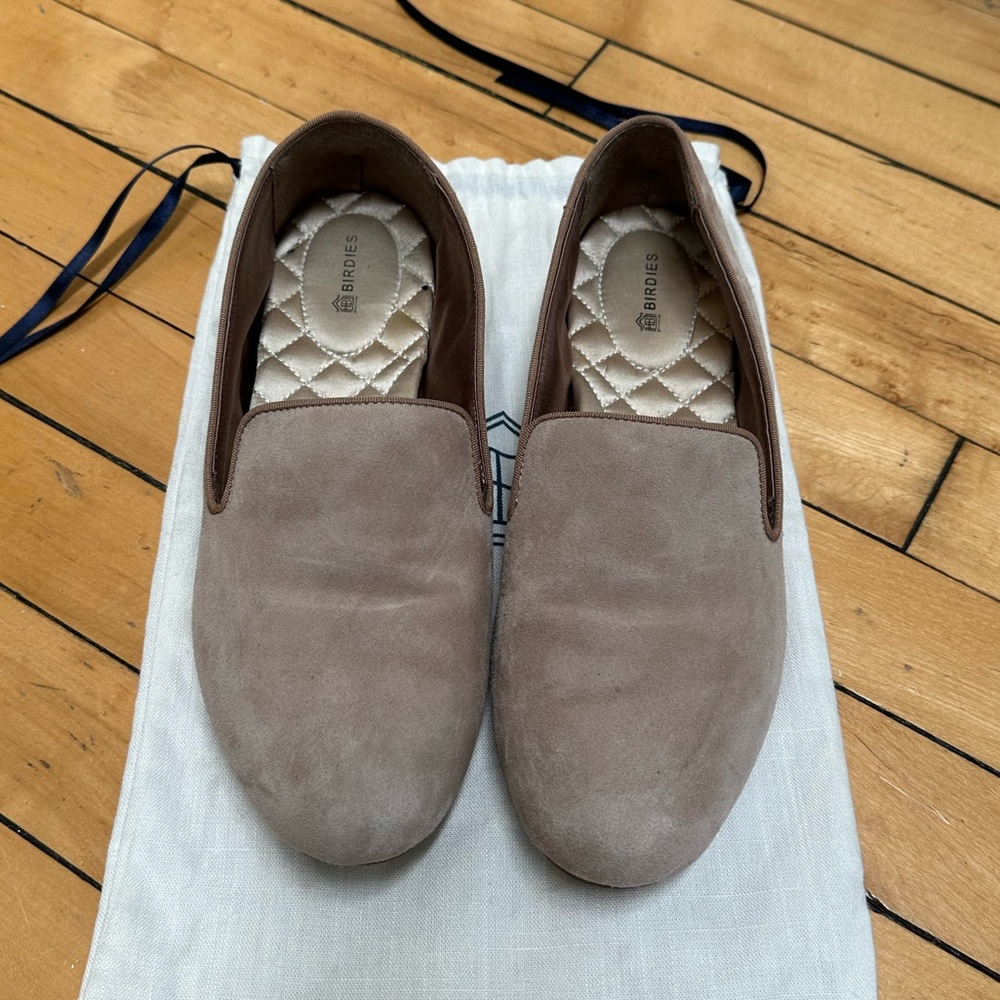 Birdies Starling loafers in latte suede